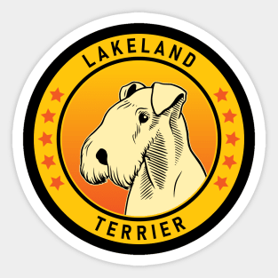 Lakeland Terrier Dog Portrait Sticker